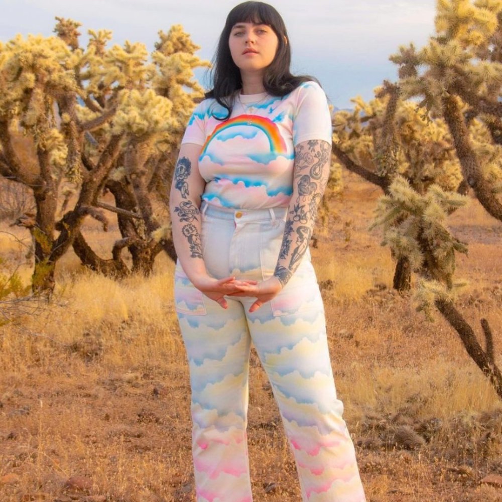 Big Bud Press Work Pants - All-Over Cloud Airbrush